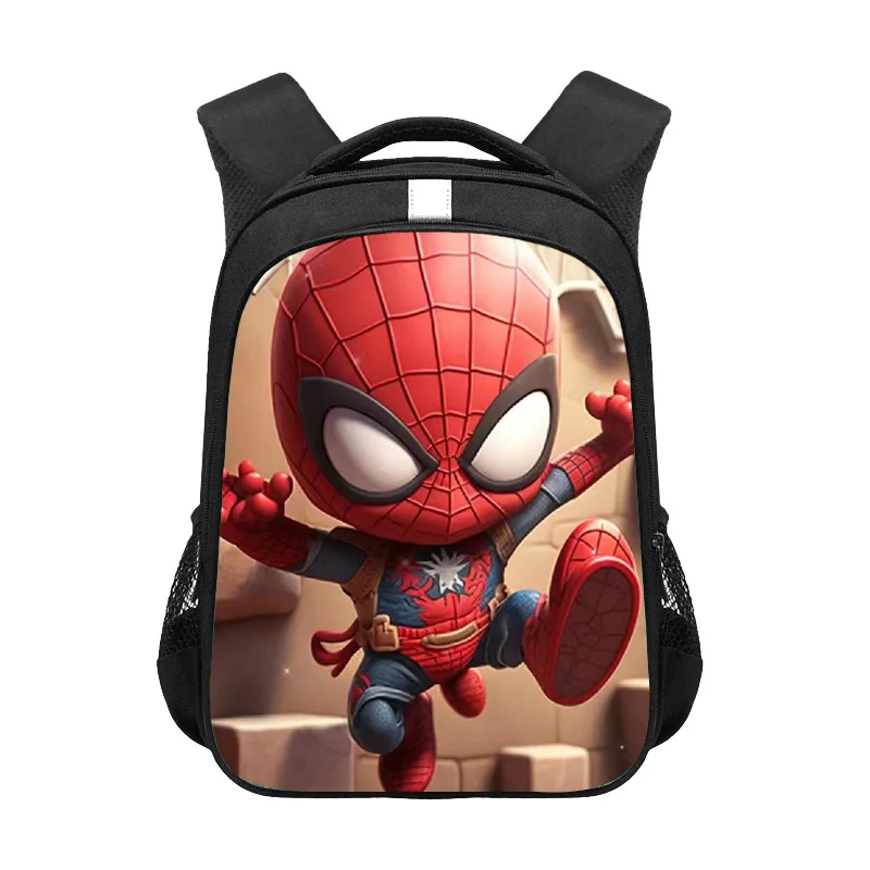 Miniso disney homem aranha mochila à prova dwaterproof água dos desenhos animados bonito super heróis grande capacidade crianças saco de livro escolar para menino melhor presente