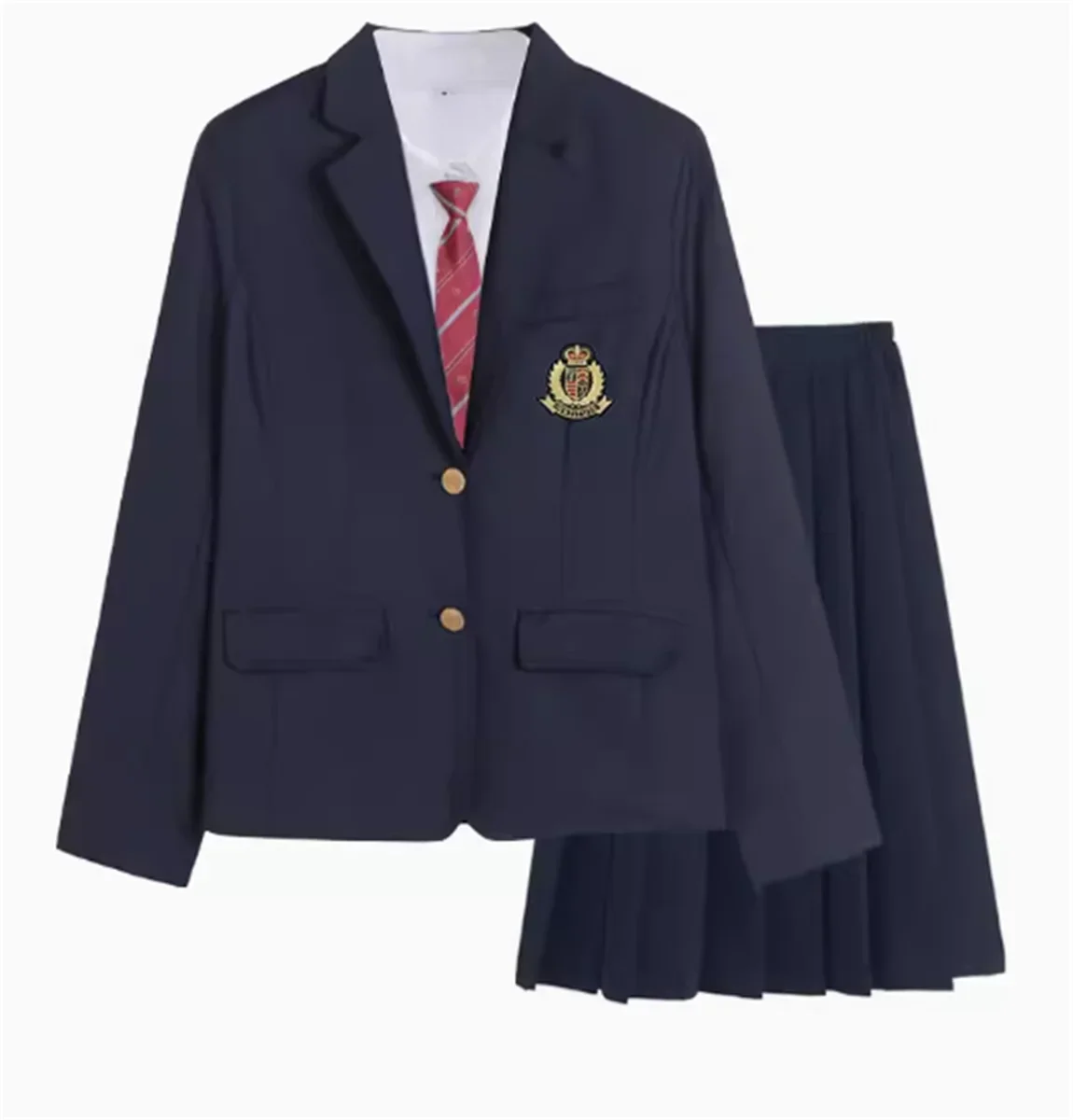 Autumn British Academy Style Set for High School and Junior High School Students