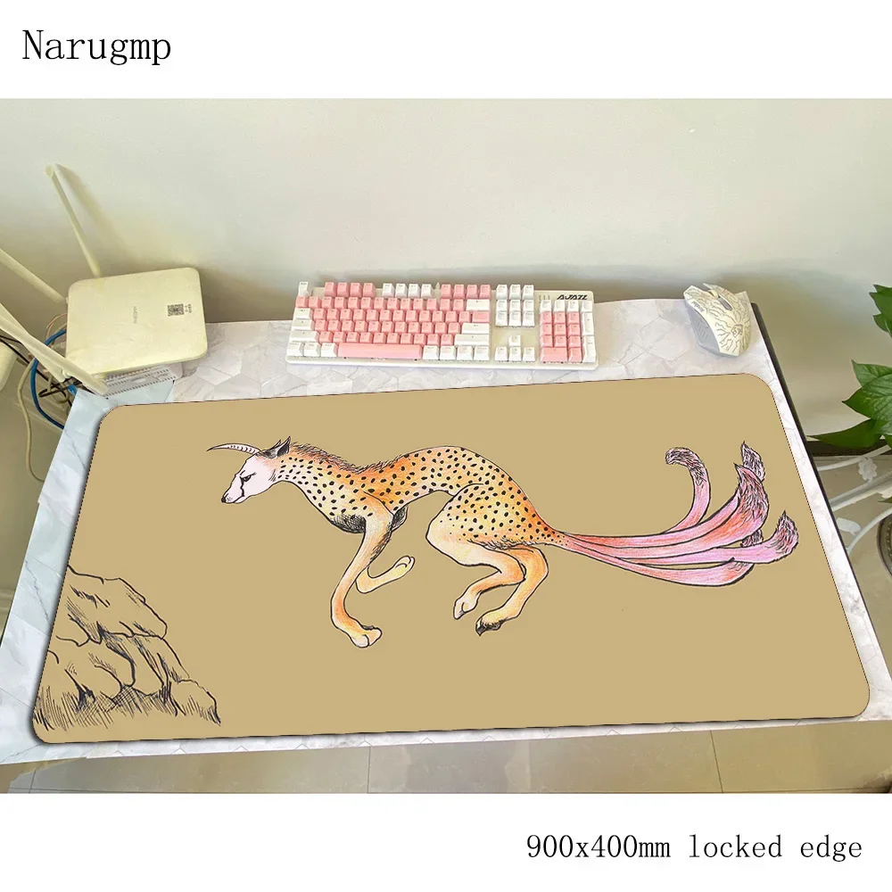 Mythical Creatures mouse pad Christmas gifts Computer mat 900x400x3mm gaming mousepad xl padmouse keyboard games pc gamer desk