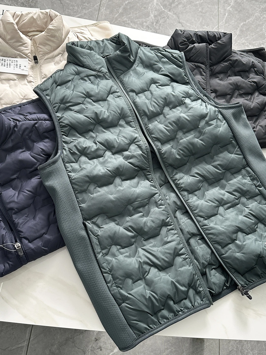 

Легкий жилет Sl Sed Du, мужской уличный жилет с воротником-стойкой, 80, наполнитель, модный городской жилет на молнии, цвет