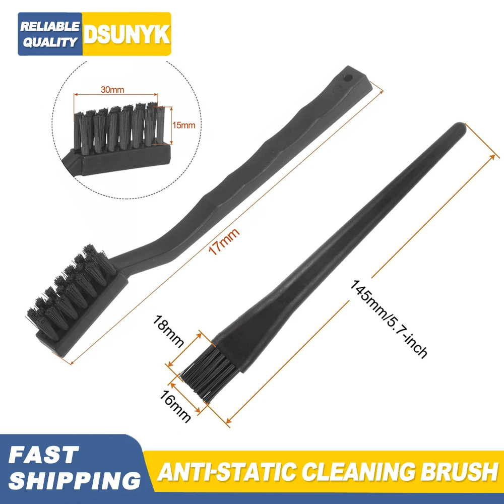 Plastic Handle Anti Static Brush Keyboard Cleaning Tool PCB Rework ESD Anti Static Brush Cleaning Tool