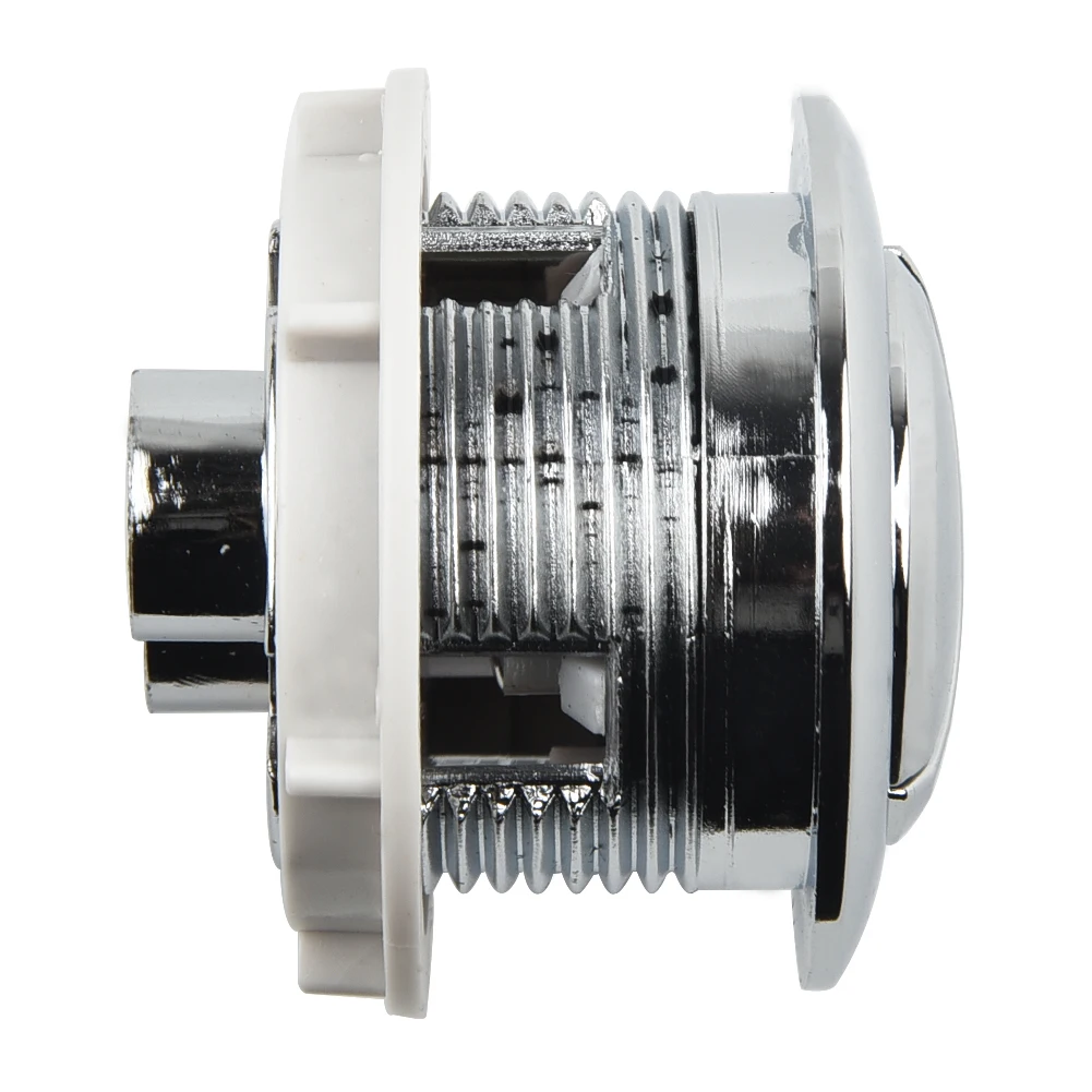 48/58MM 듀얼 푸시 버튼 플러시 화장실 물 탱크 더블 초승달 모양 2 막대 욕실 화장실 스위치