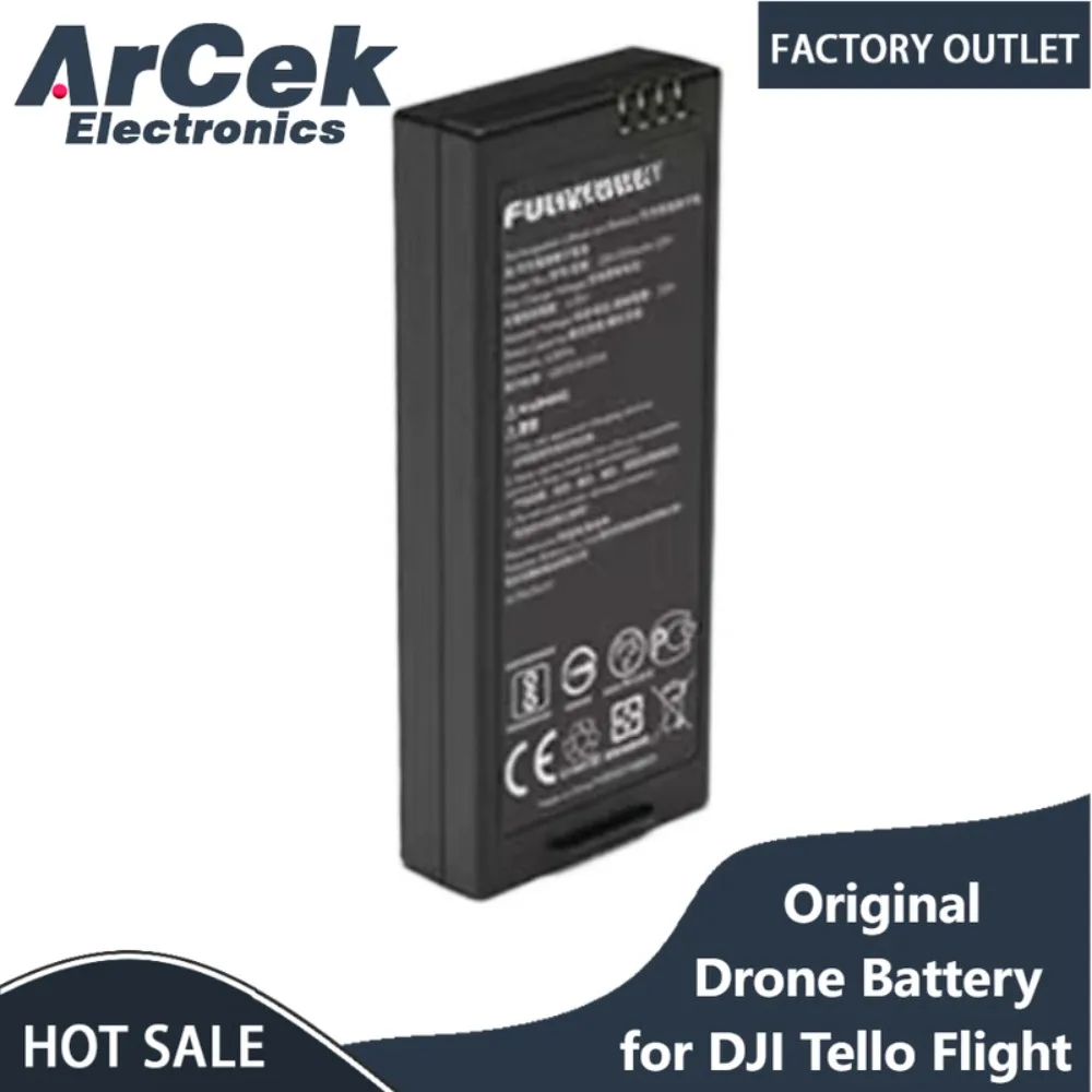 

3.8V 1100mAh Original Drone Battery for DJI Tello Flight Battery Accessories Remote Control Plane