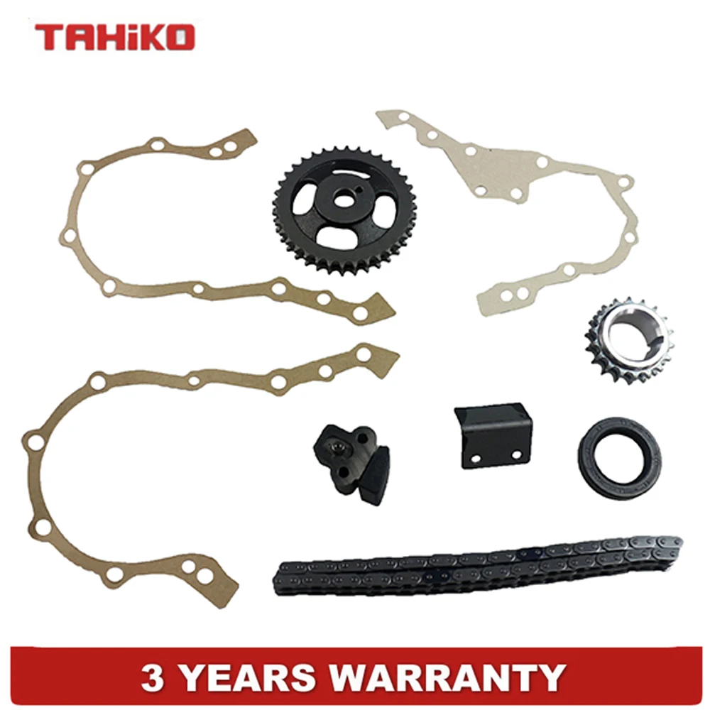 

New Timing Chain Kit Fit for Toyota Corolla 3K 3KC Double Row Chain with Gears