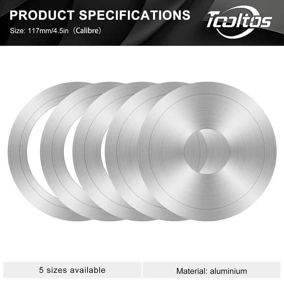 High-Precision Silicone Gaskets & Aluminum Adapter Plate Disc for Professional Vacuum Casting Jewelry Machine Accessory