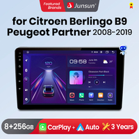 Junsun Wireless CarPlay Android Auto Car Radio For Citroen Berlingo B9 Peugeot Partner 2008 - 2019 GPS Multimedia 2 din