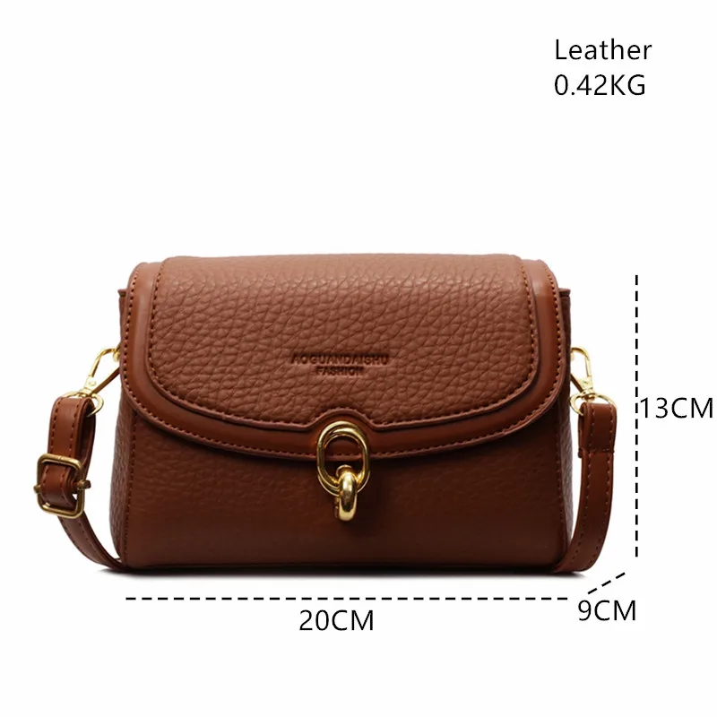 حقيبة كتف نسائية عصرية من الجلد الصناعي، محفظة صغيرة عبر الجسم، حقيبة يد أنيقة للسيدات للاستخدام اليومي، خفيفة الوزن وأنيقة"