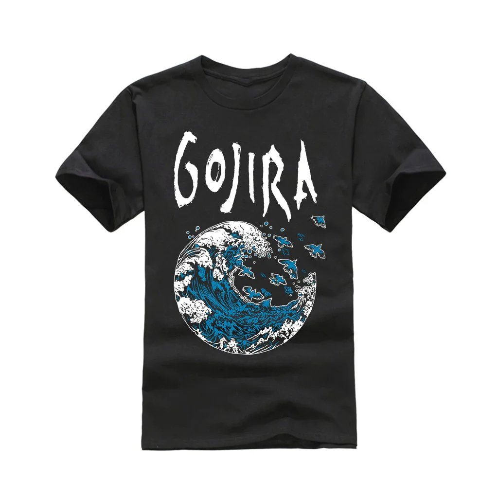 

Футболка Gojira Band для мужчин и женщин, большая футболка унисекс