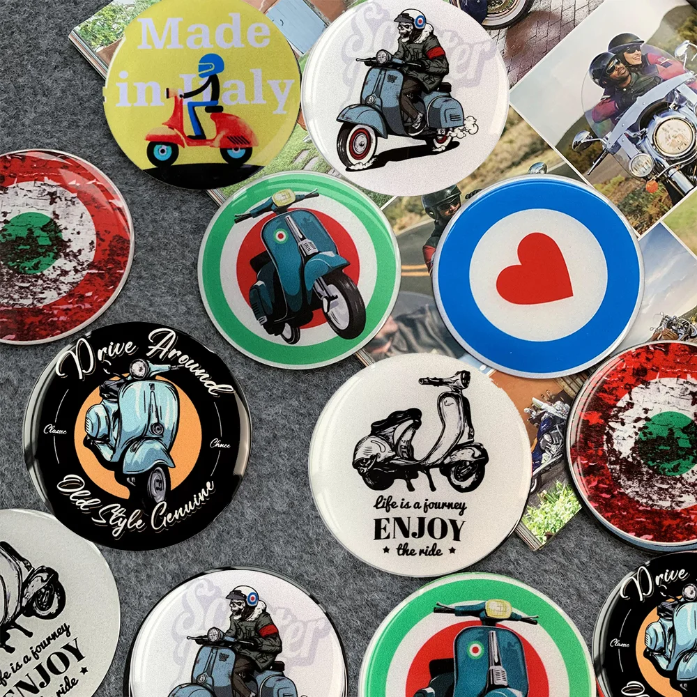 Naklejka z logo magnesu Vespa Akcesoria motocyklowe Część sportowa Primavera Sprint Spring PX LX GTS GTV 946 300 250 200 150 125 50