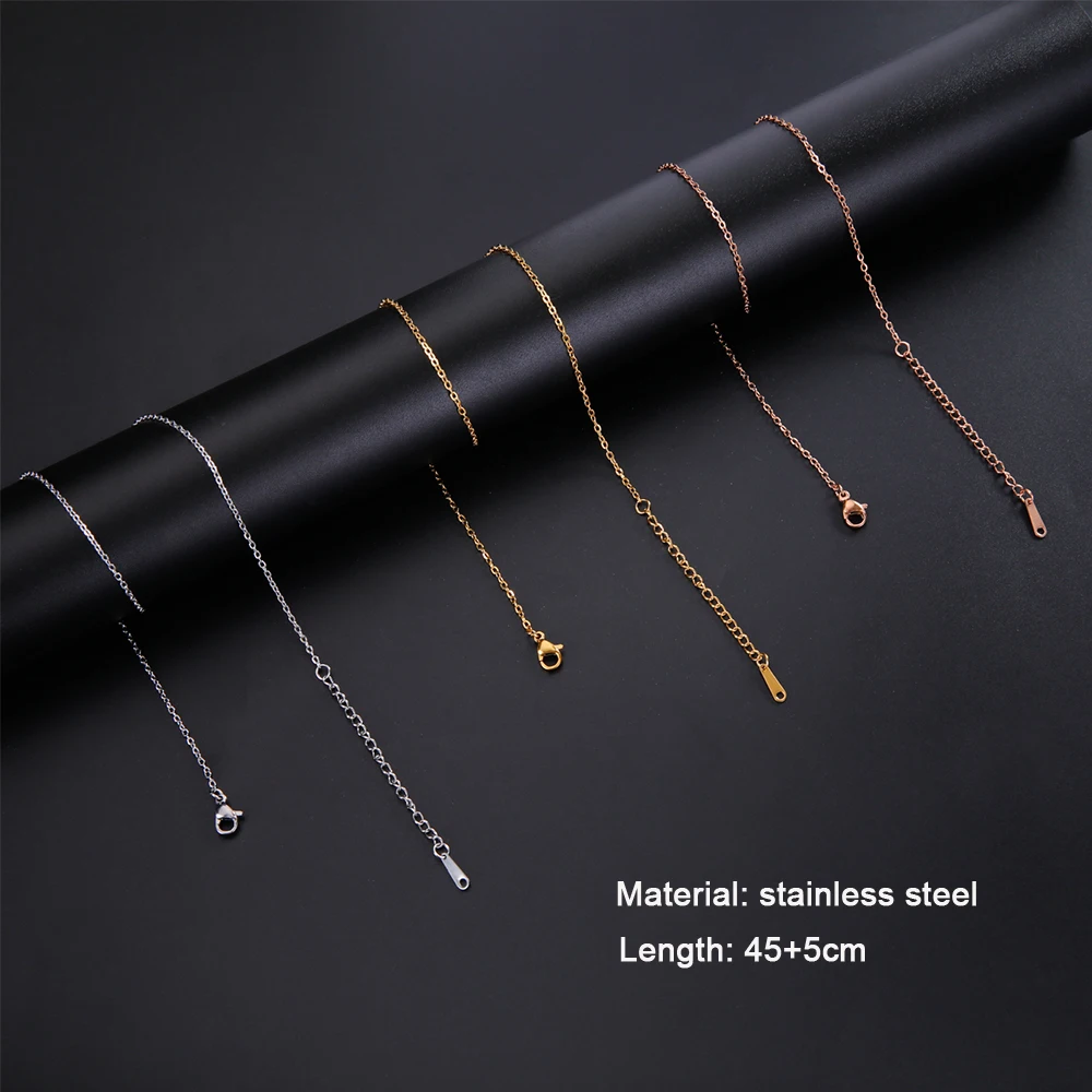 EUEAVAN 1pc Stainless Steel Cat Charms Round Charm Pendant Necklace Bracelets Cute Kitten Jewelry Making Supplies Wholesale