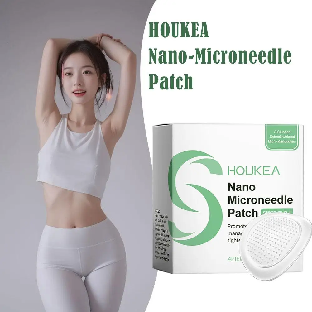 4pcs/1box Nano Micro Needle Plasters Smgt-glp-1 Weight Loss Improvement Skin Care Patch Fats Burning Microneedle Plasters Slim
