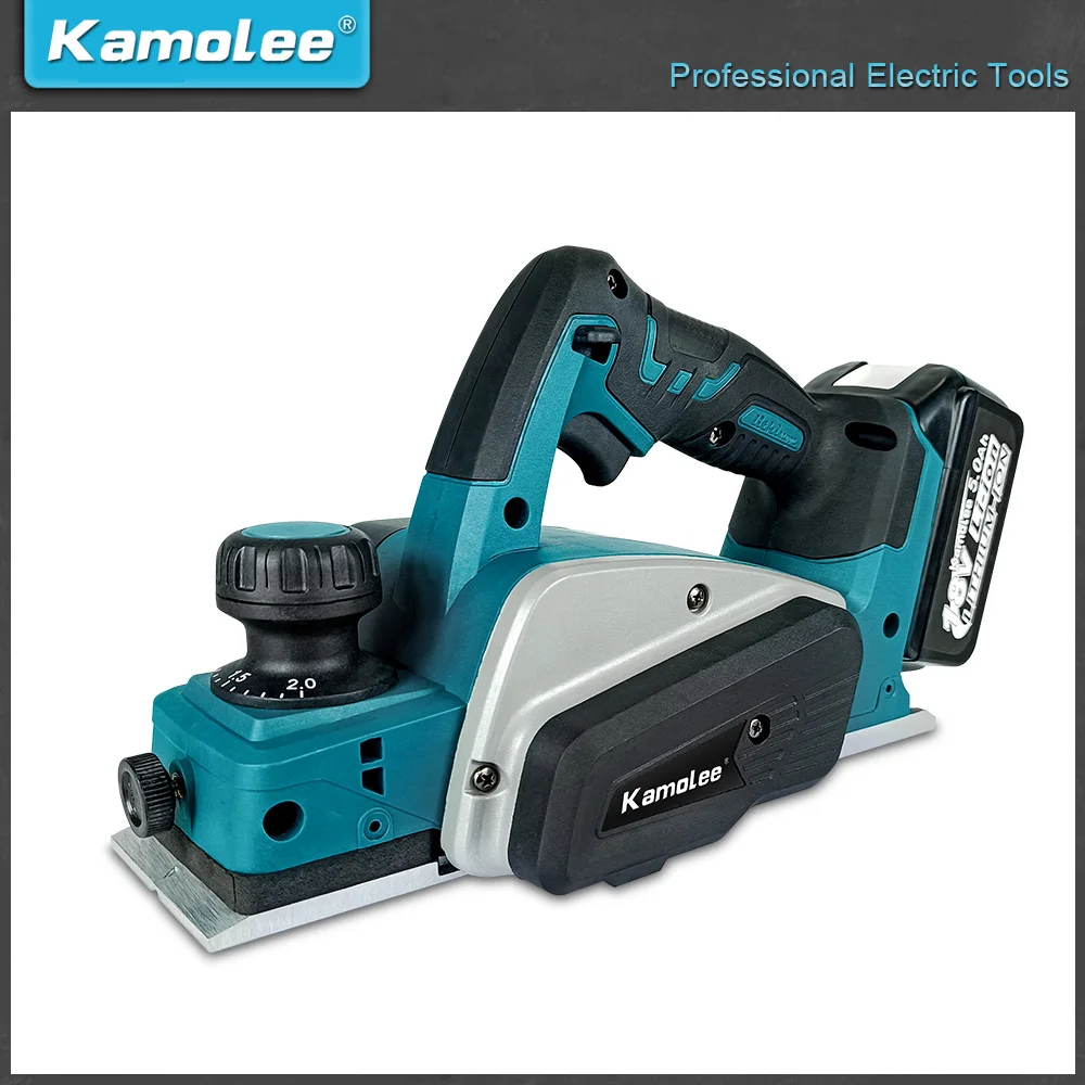 

Kamolee 30000RPMB Cordless Wood Electric Planer Electric Router Trimmer Wood Milling Engraving Slotting for 18V Makita Battery