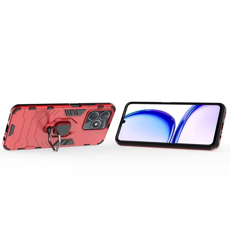 For Realme C51 C53 C55 Case ShockProof Armor Protective Bumper Back Phone Cover for Oppo A18 A38 A58 A58X A78 A98 4G 5G Fundas image 6