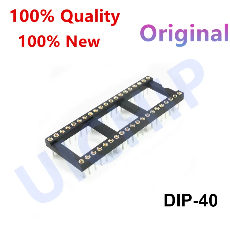 10PCS IC socket round hole Narrow Wide DIP 6 8 14 16 18 20 24 28 40 pin DIP6 DIP8 DIP14 DIP16 DIP18 DIP20 DIP28 DIP40 pins