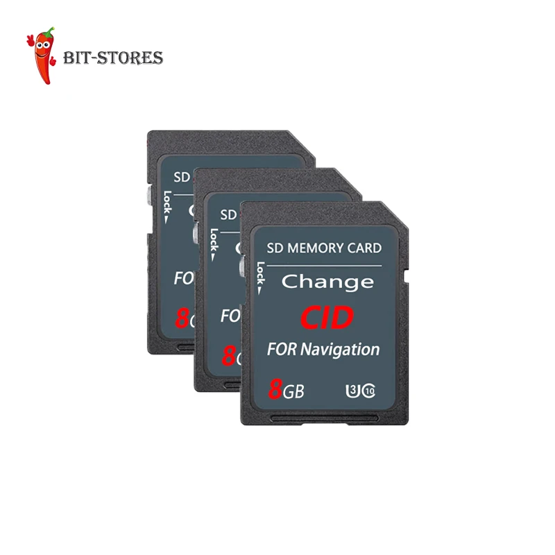 OEM / ODM 10PCS black 8GB chang CID SD card 32GB memory card UHS-I flash memory card 128GB 512GB high speed up to 85M navigation