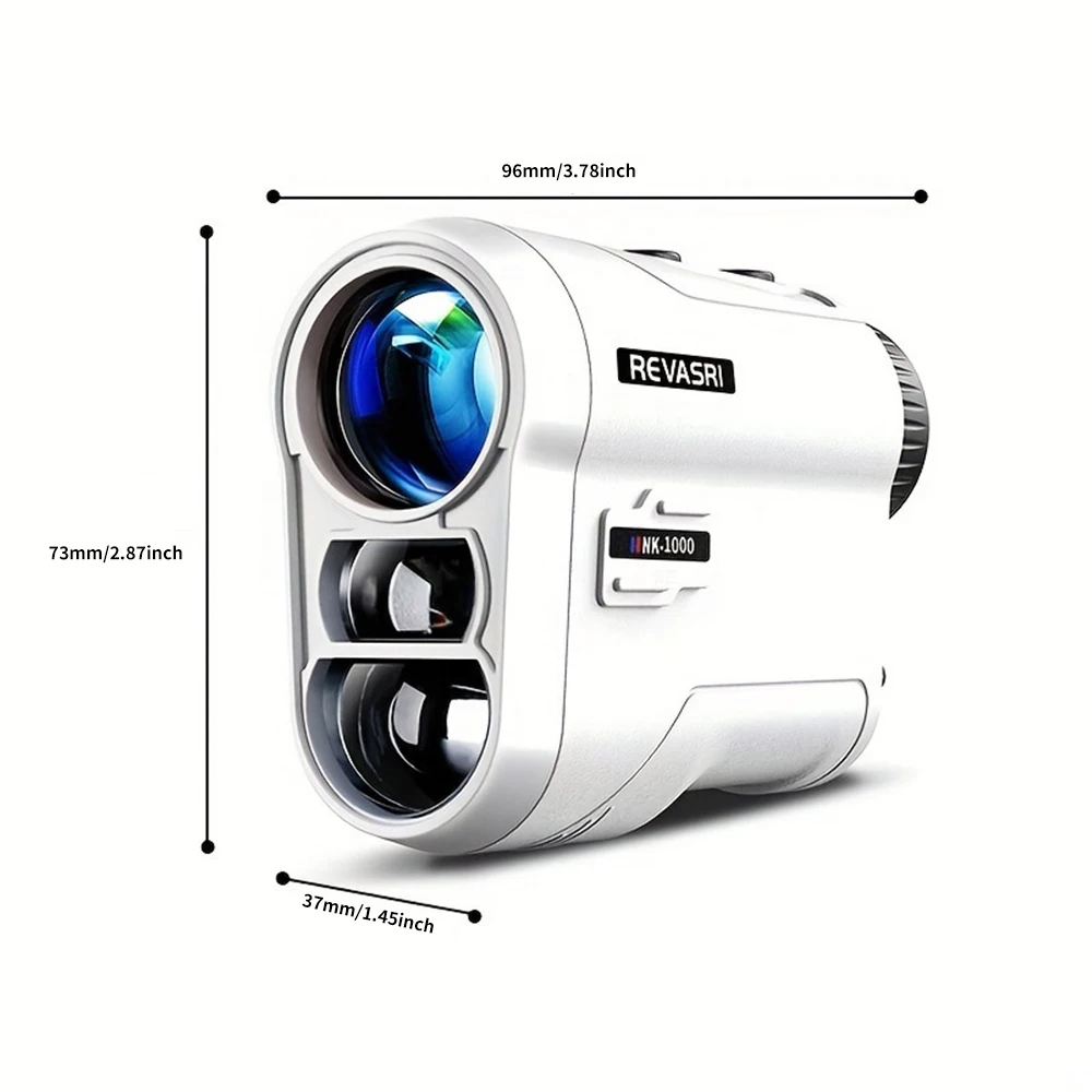 REVASRI Golf-Laser-Entfernungsmesser 600 Yards/1000 Yards mit Neigungsschalter, Flaggenfixierung und Vibration für Golfturniere – legal für den Golfplatz – Detail 8