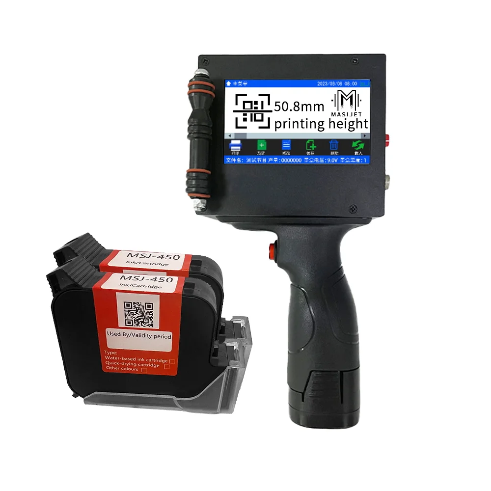 

MASIJET Sale Exp Coding Machine Portable Hand Held Handheld Expiry Date Inkjet Printer