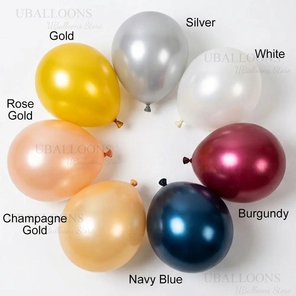 85 Stück perlweiße Luftballons, Girlande, 5/10/12/18 Zoll, glänzendes weißes Ballonbogen-Set für Geburtstag, Babyparty, Hochzeit, Party-Dekoration – Detail 6