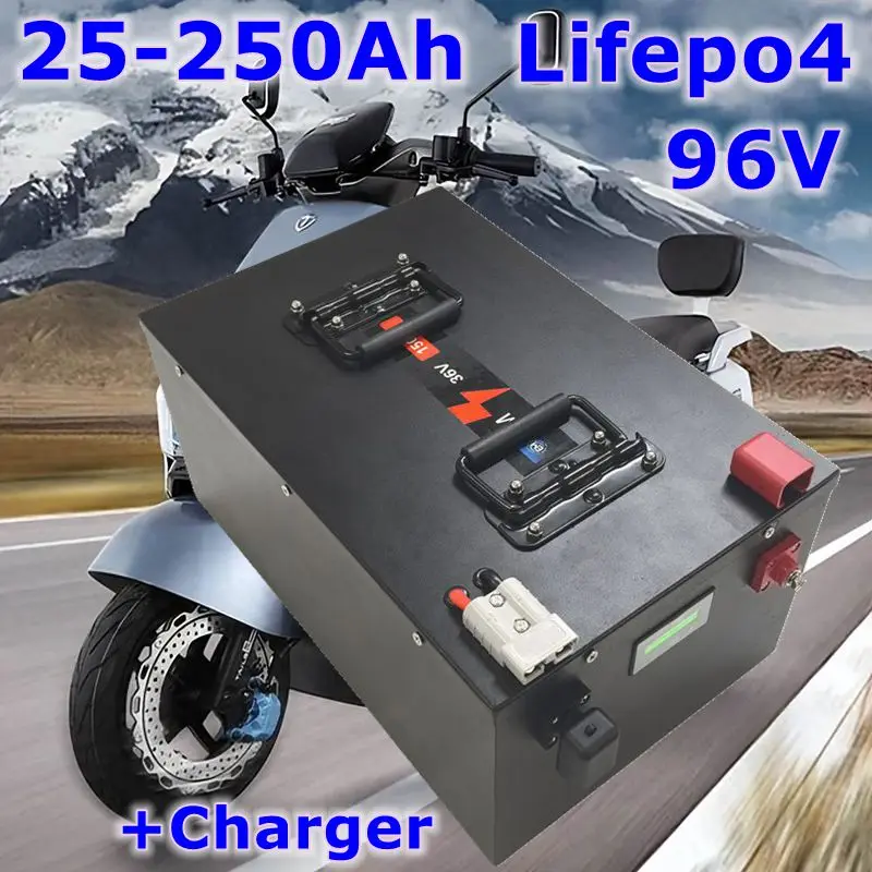 BMS 32S 96V 50Ah 70Ah 100Ah 120Ah 150Ah 200Ah 250Ah Lifepo4 Battery for 5KW Sightseeing Vehicle Van AGV Golf Cart Tour Bus