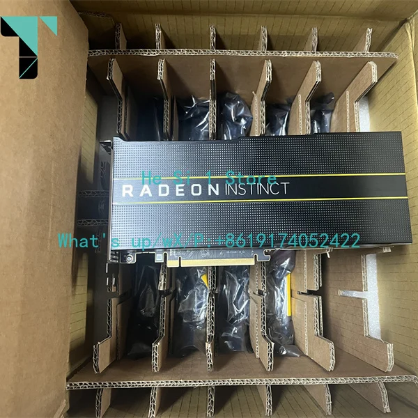 New AMD MI50 32G computing graphics card GPU accelerated AI training graphics card deep learning computing