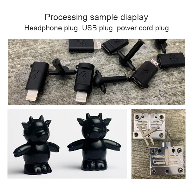 1-100g Desktop Automatic Vertical Injection Molding Machine Pneumatic USB Plug Toy Hand-made Moulding Making Plastic Proofing