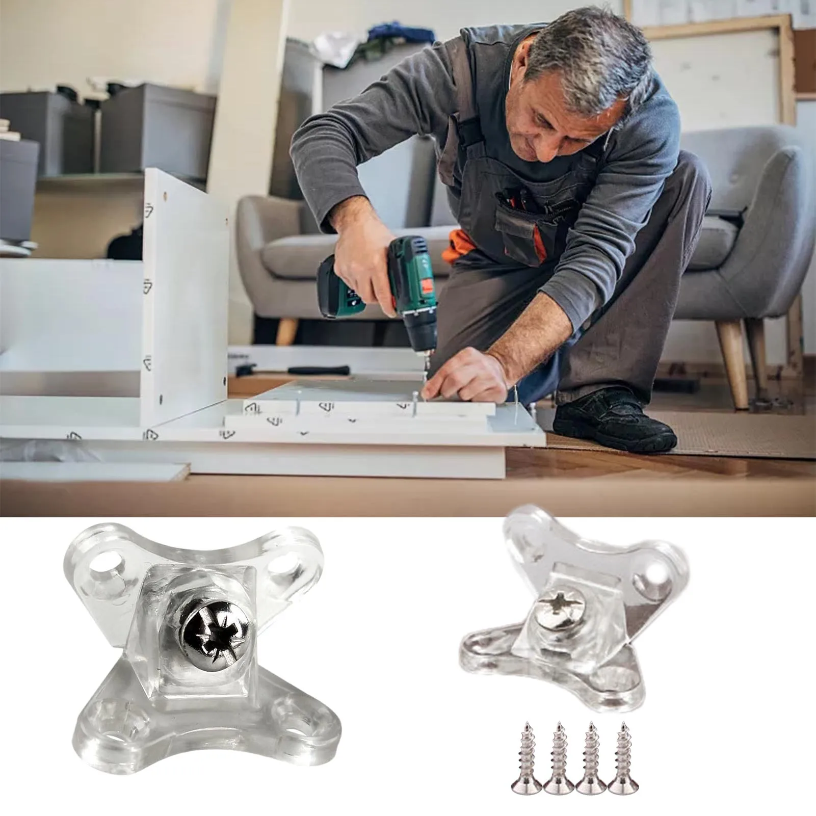 L-shape Support Connector Bracket Removable Corner Code Right Angle Bracket Support Fastener For Furniture Use