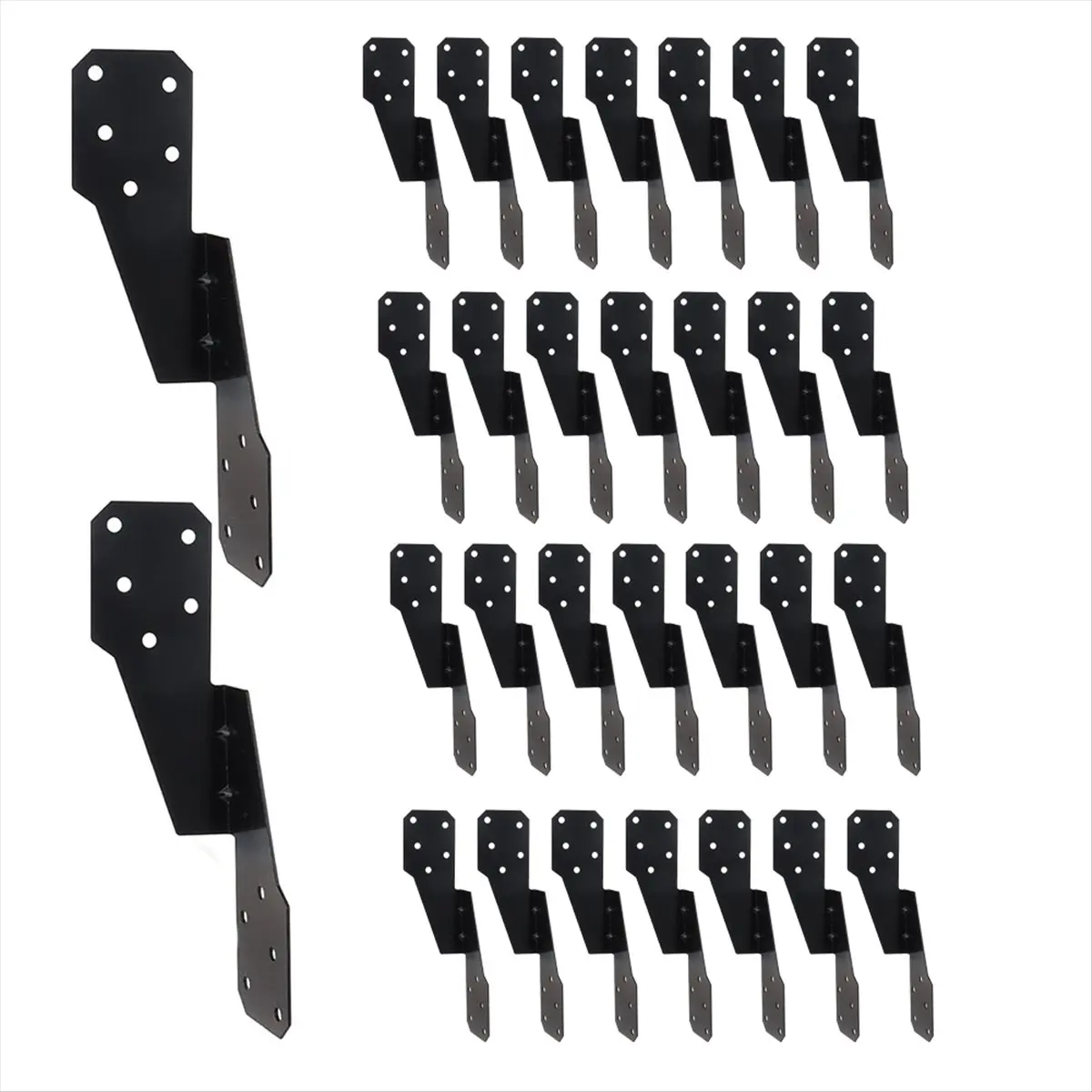 2026 + 30 Pack Heavy Duty Hurricane Ties -Coated, Hurricane Straps Trusses/Rafters Ties, Tie Brackets Joist Hangers
