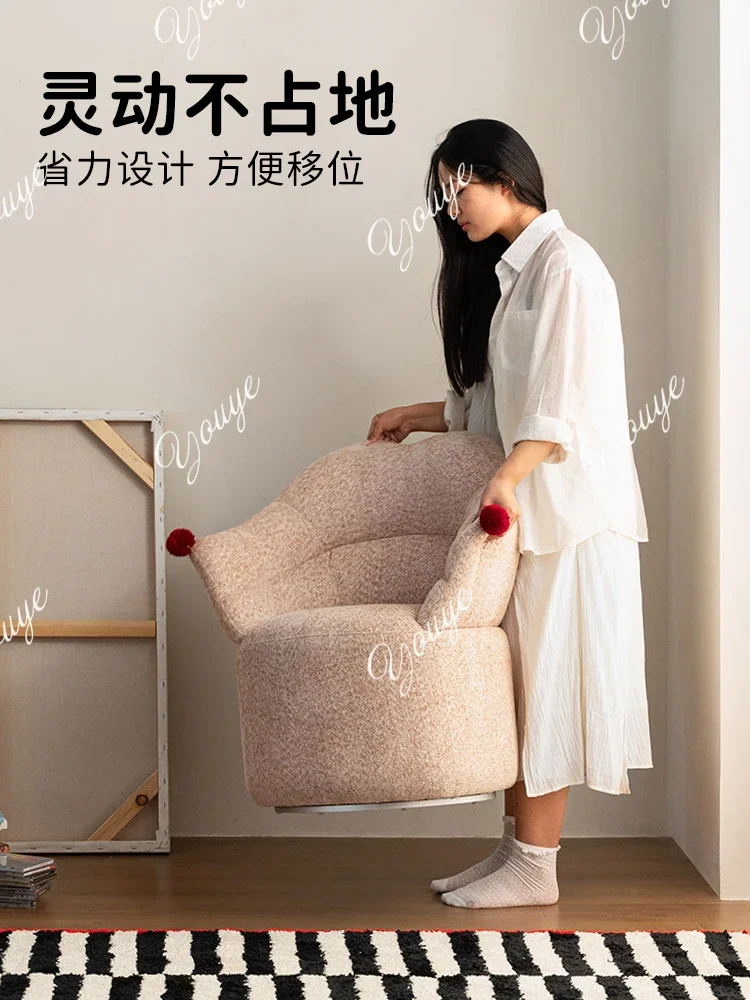 Q French dressing stool rotating chair household makeup stool cream style advanced bedroom back chair