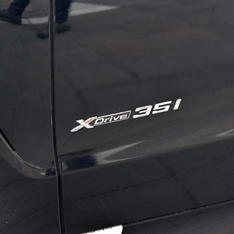 3D ABS Black Logo XDrive 18i 20i 25i 28i 30i 35i 40i 50i Emblem Car Trunk Badge For X1 X3 X5 X6 E70 F15 F16 F25 F30 Accessories view 6