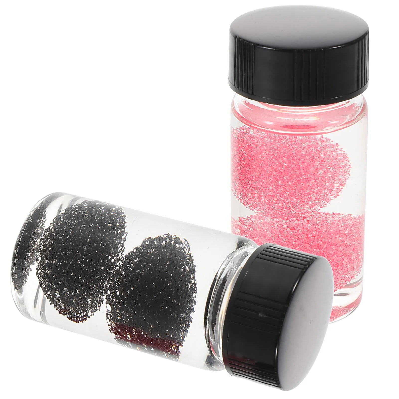 Limpiador de herramientas para pestañas, herramienta de eliminación de pegamento para pestañas postizas, limpiador de pinzas, accesorio de limpieza de pegamento para extensión de pestañas, 2 botellas