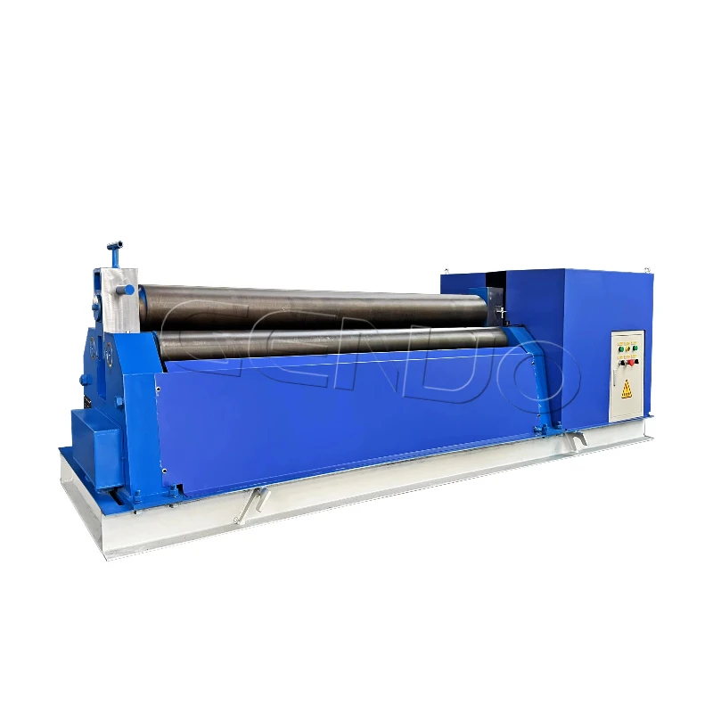 

Heavy metal sheet mill Small machinery Three-roll plate rolling machine