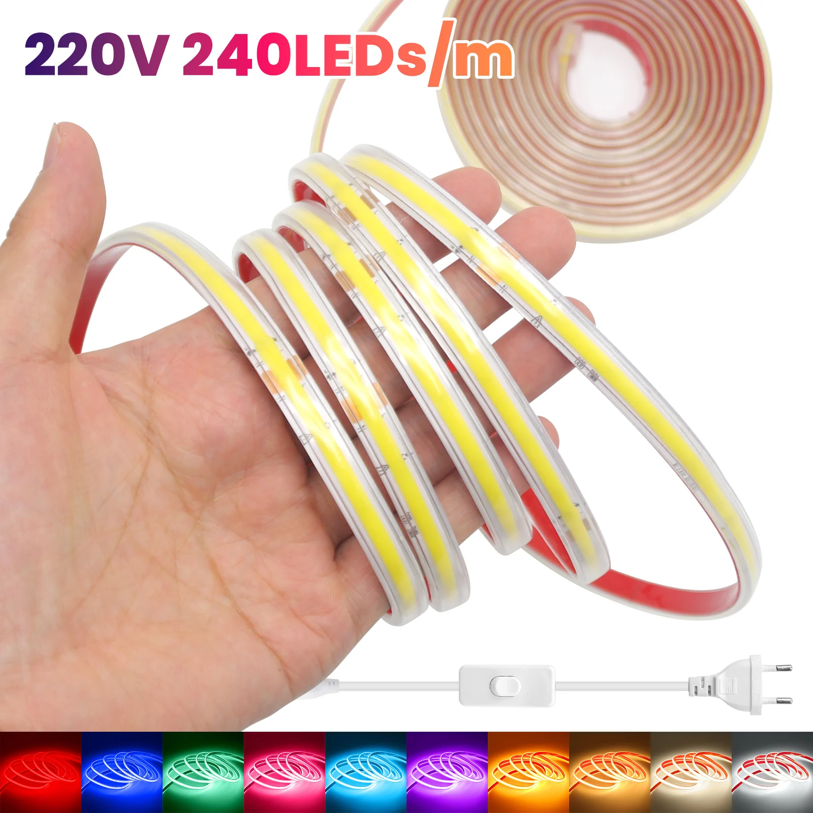 AC230V COB Led Strip Light 240 - Outdoor Lighting Volt review and price