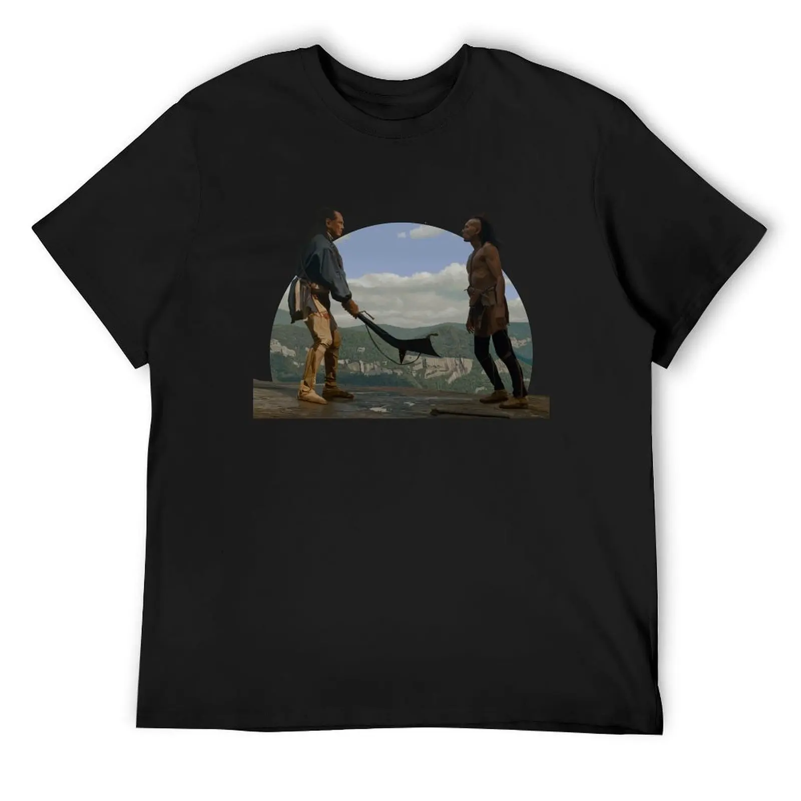

Футболка Last of the Mohicans, топы, незаменимая футболка, мужские хлопковые футболки, мужская футболка