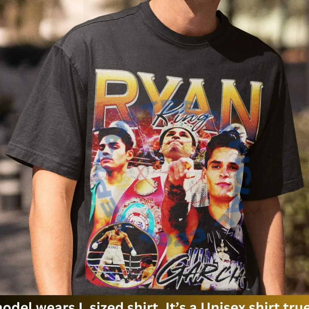 Limited Super Fresh Ryan Garcia Shirt Homage Ryan Garcia 90s Tshirt Classic Graphic Boxer pro Tee King Ryan Shirt Gift For Women