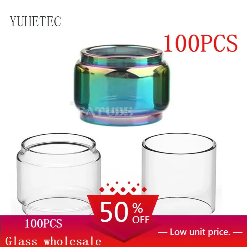 

100PCS Glass Tube for TF-RTA G4 Sub Ohm Tank 6.5ml Stick Prince Kit 8ml E-Priv 8ml X-Priv KIT 8ml T-Priv 3 8mlmachine