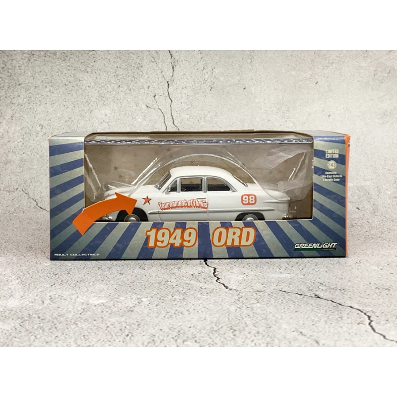 Greenlight moulé sous pression 1:43 échelle 1949 modèle de voiture en alliage de Police fini Simulation Collection décoration cadeau jouets affichage statique