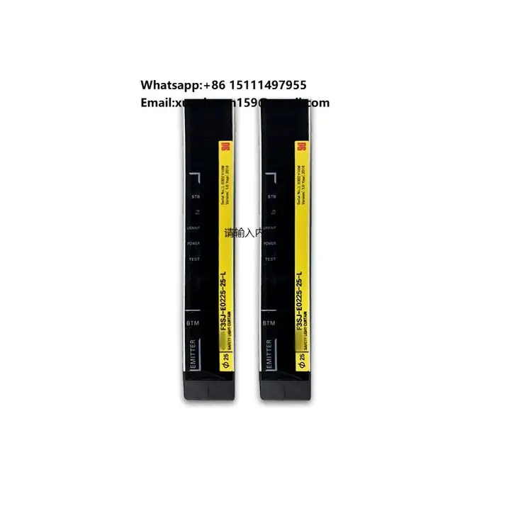 F3SJ-E0225P25 Safety Light Grating Ruler Analog Sensor F3SJ-E0225P25 E0185P25 E0225P25