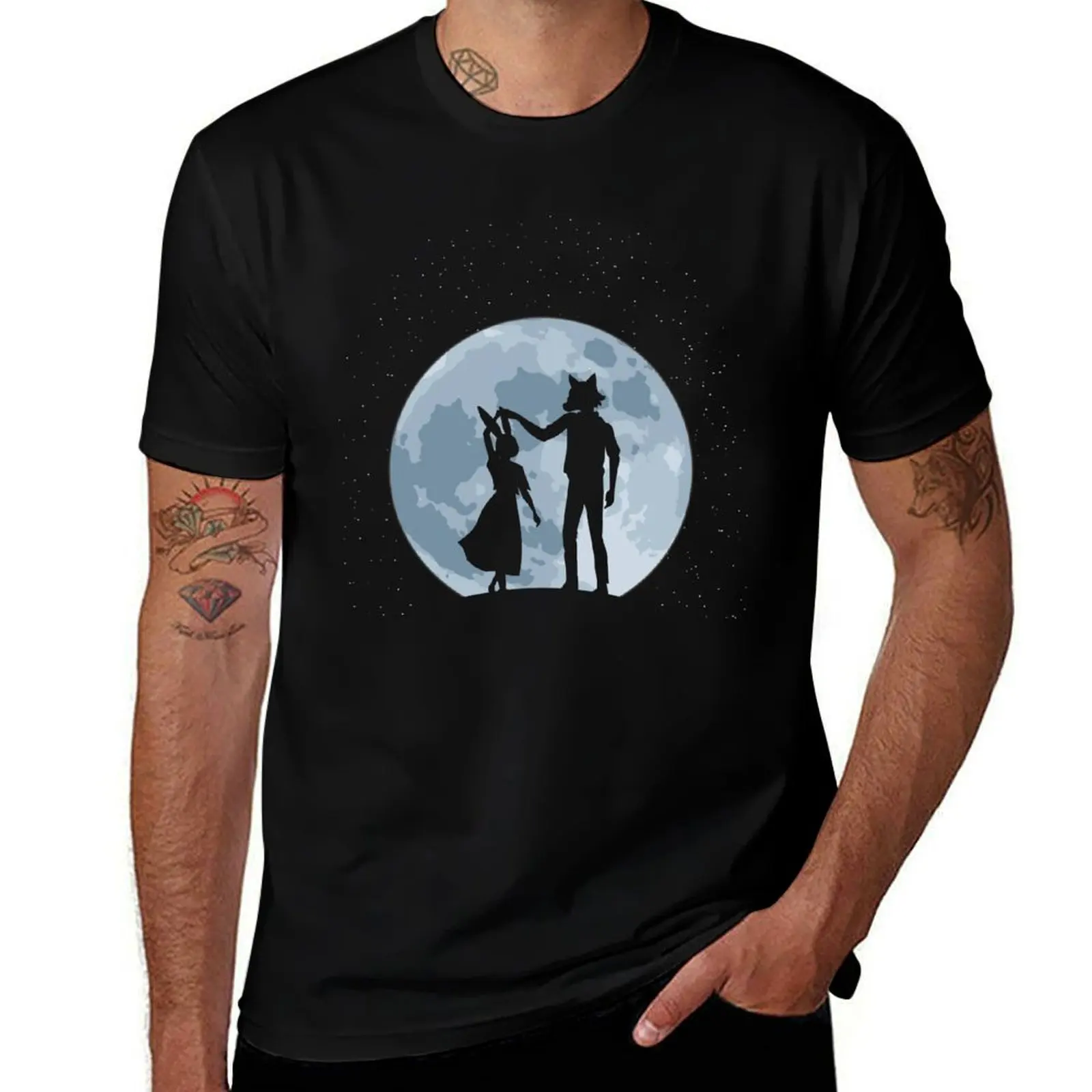 

Beasts under the moon T-Shirt t shirts designer man t shirt cotton high quality T-Shirt