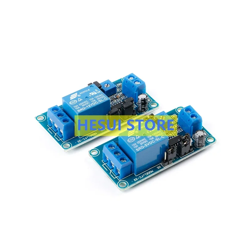 Power-on delay relay module 5V 12V delay circuit board disconnect switch function