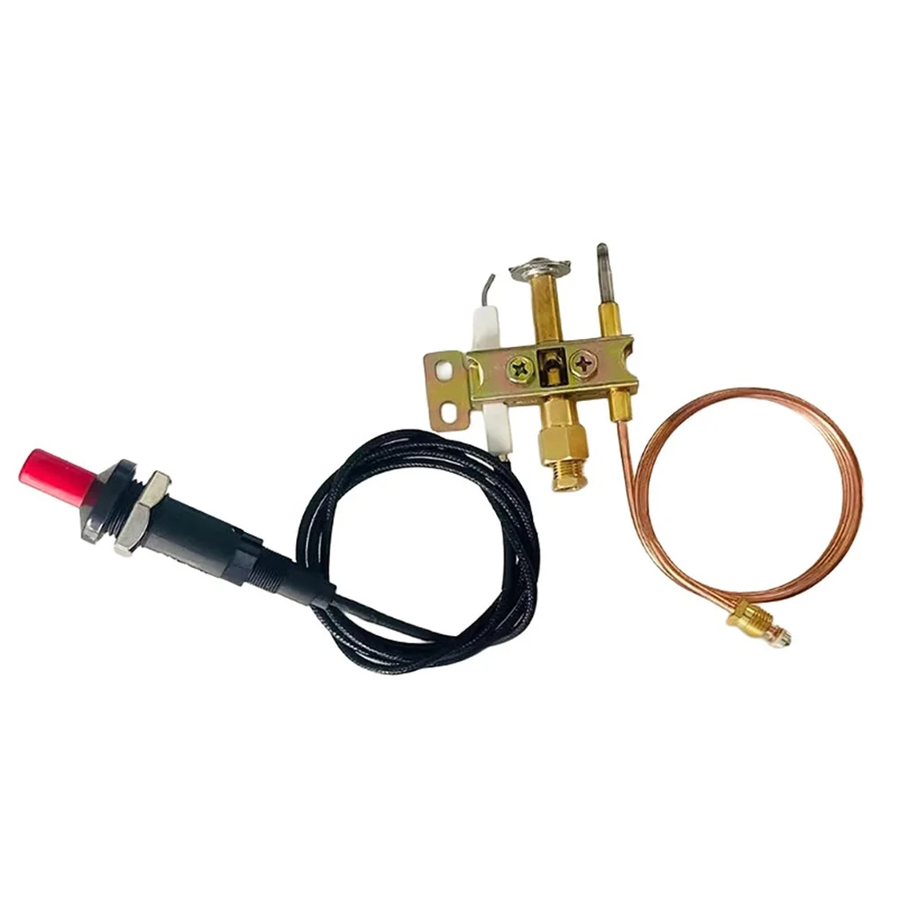 Commercial Gas Safety Valve Kit With Piezo Igniter And Thermocouple For LPG Pizza Oven Stove Fireplace Heating Appliance Parts