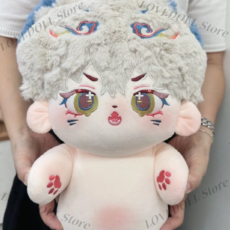 40cm Year Beast Attributes Cotton Doll Cute Adorable Plush Toy Soft Stuffed Doll Anime Game Cosplay Figures Birthday Gift