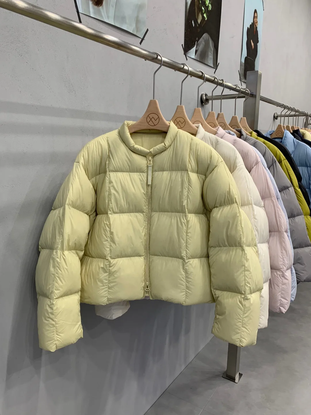 

Fashionable round Neck Short Cotton Jacket Women's Thick Warm Outerwear Korean Style Versatile Winter New Arrival