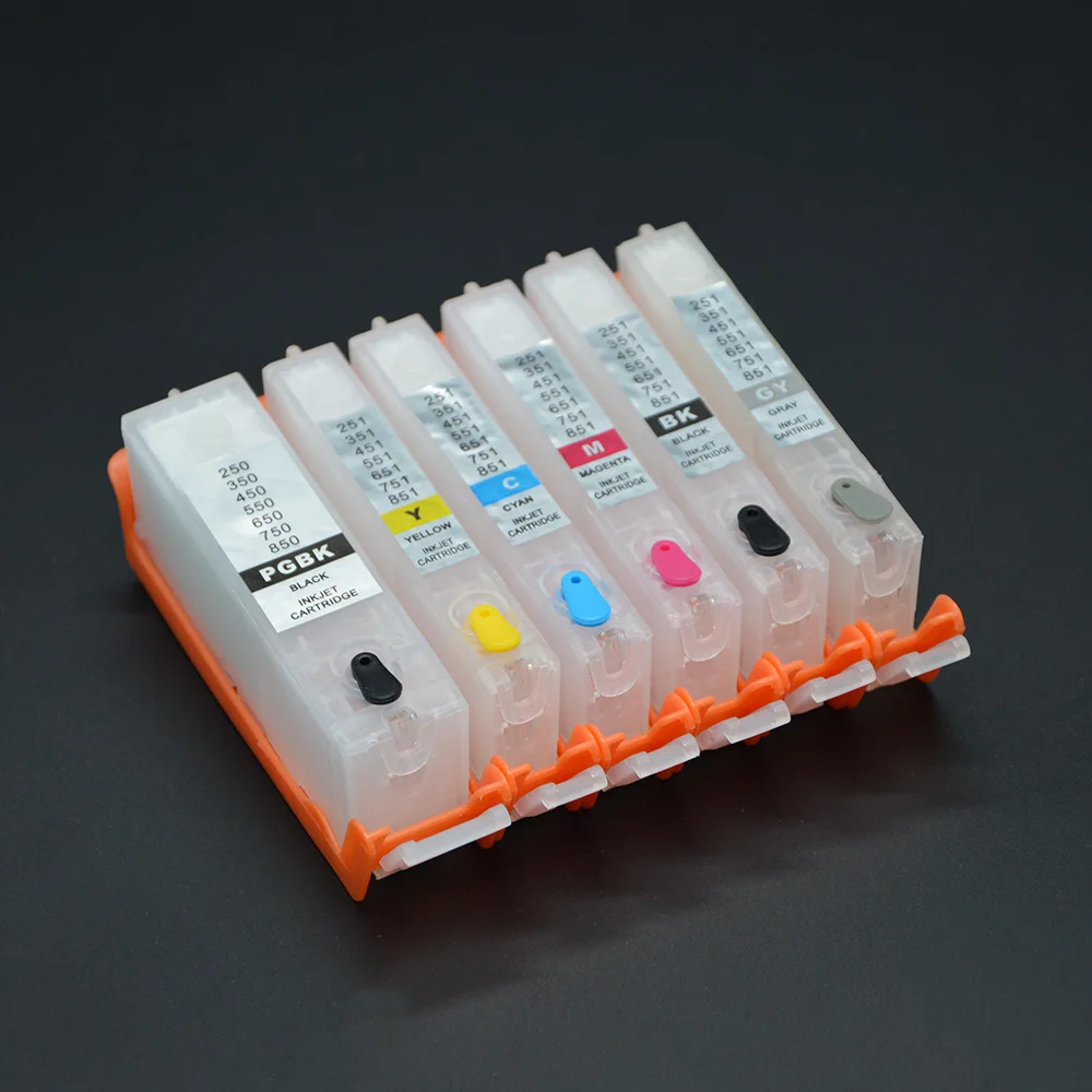PGI-250 CLI-251 сменный картридж для Canon MG5520 MG6420 MG7120 iX6820 iP8720 MG6320 MG7520 MX922 MX722 MG6620 MG5420