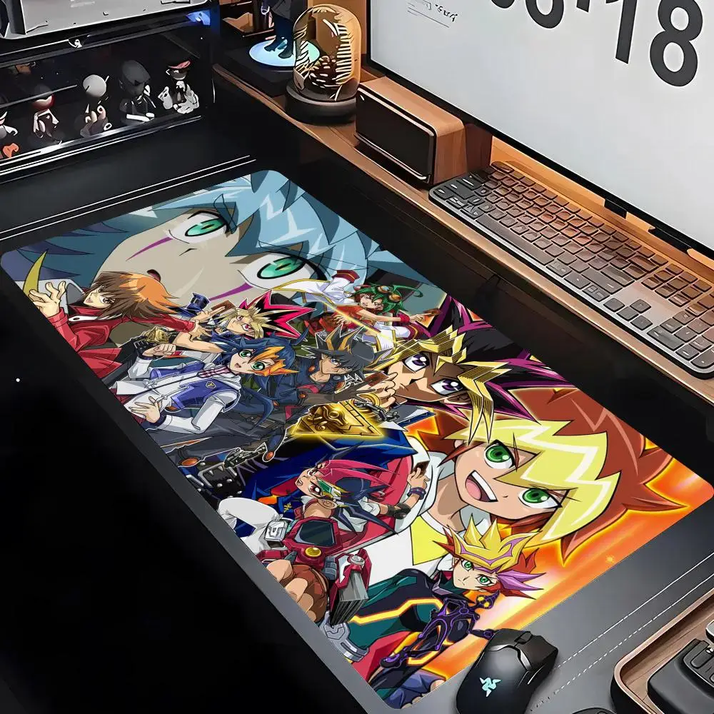 Large Mouse Pad Anime Yu Gi Oh XXL Gaming Accessories Office Gamer Keyboard Desk Mat Non-Slip Laptop rubber Anime Girl Mousepad