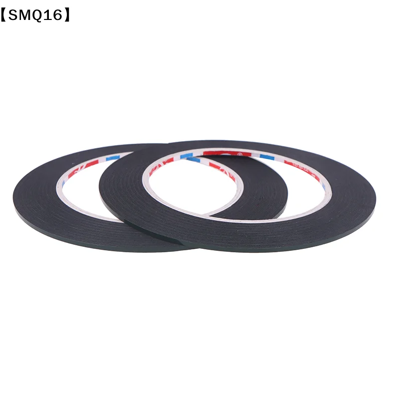 2PCS 2/3/4mm 10meters Double Sided Sticky Foam Tape Adhesive LCD Screen Frameless For TV Borderless Curved Display Sealing【SMQ】