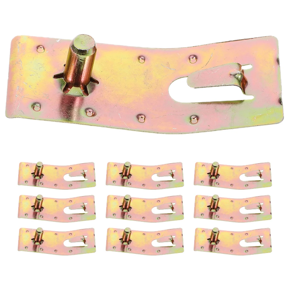 10 clip di sicurezza per racking per pallet, a goccia, zincate, durevoli, resistenti all'usura, connettore per fascio di magazzino, universale