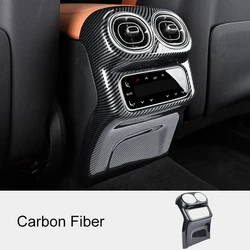 Car Rear Anti-Kick Panel Air Conditioner Outlet Vent Cover Trim For Mercedes Benz GLC Class X254 2023 2024 Accessories