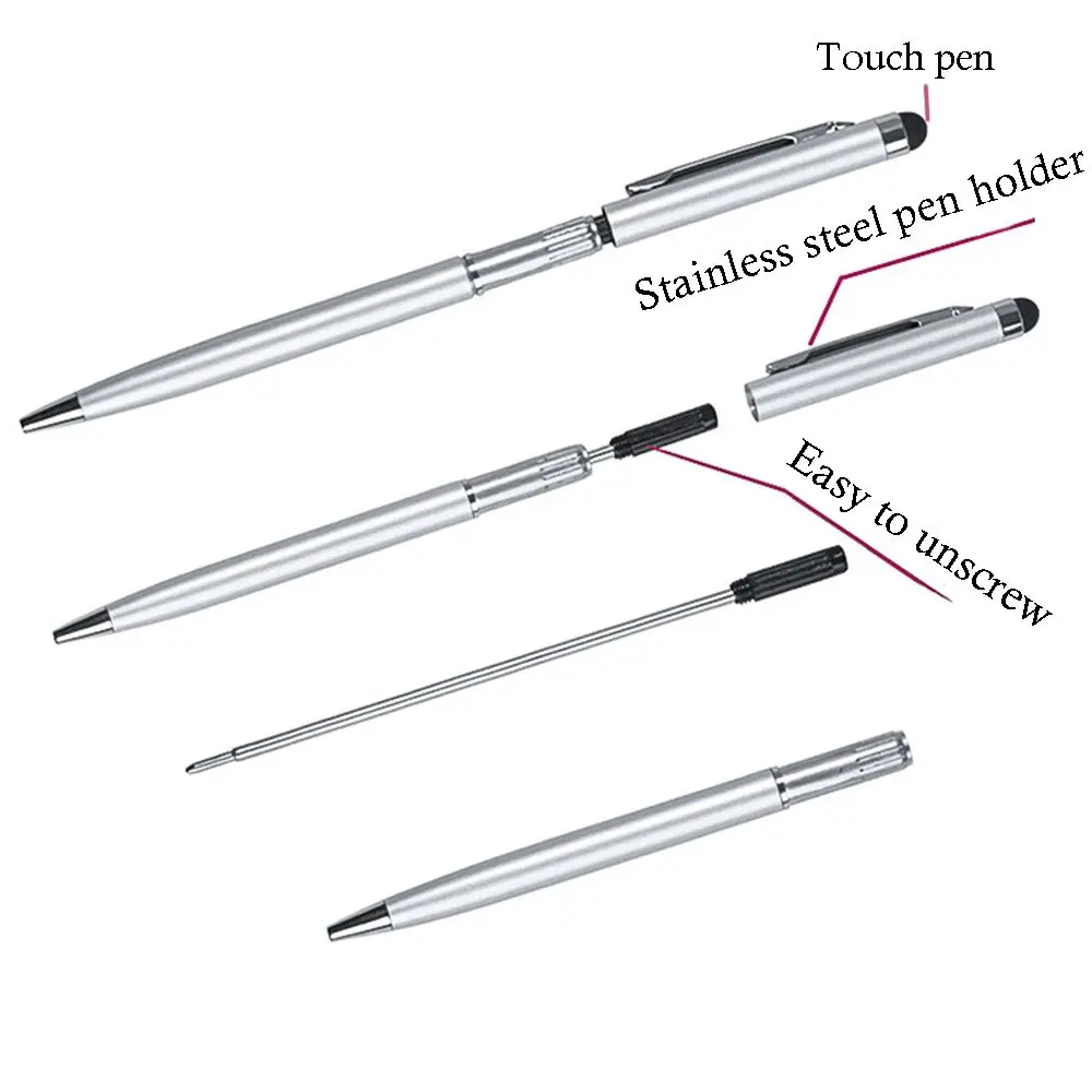 

1PC School Mini Tool Ballpoint Touchscreen pen Waterborne Pen Writing Supplies