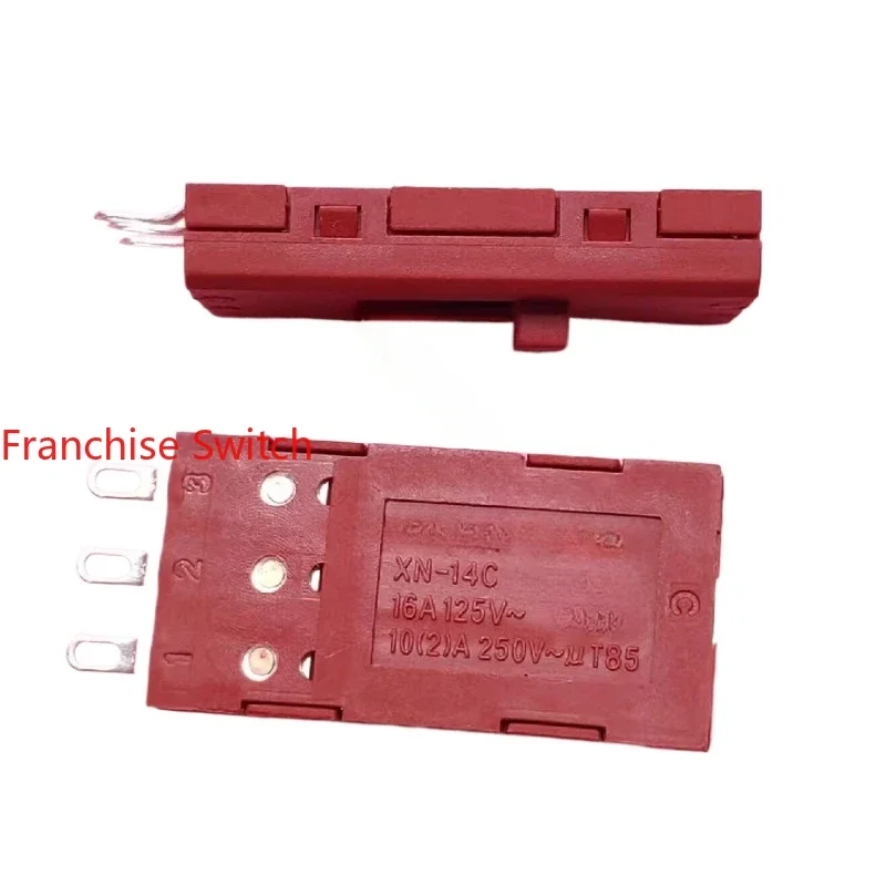 Interruttore a levetta XN-14C da 10 pezzi, interruttore per ferro arricciacapelli per asciugacapelli 10A ad alta corrente, originale