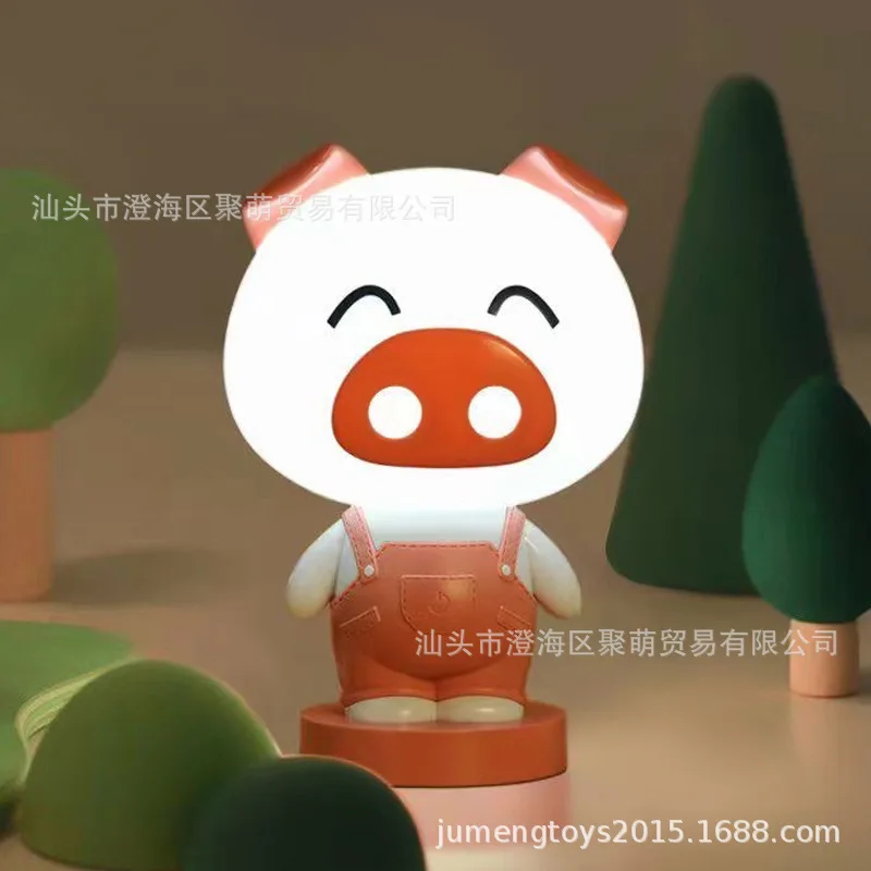 كبير فرس النهر اللمس الجدول مصباح LED منضدية الحيوان ديكور ضوء الليل غرفة نوم الأطفال أباجورة هدايا للأطفال الأطفال الصبي